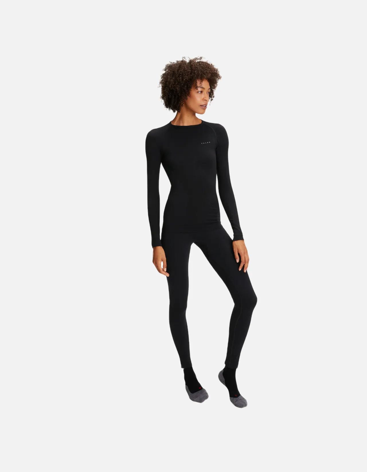 FALKE Women long sleeve Shirt Warm - Black