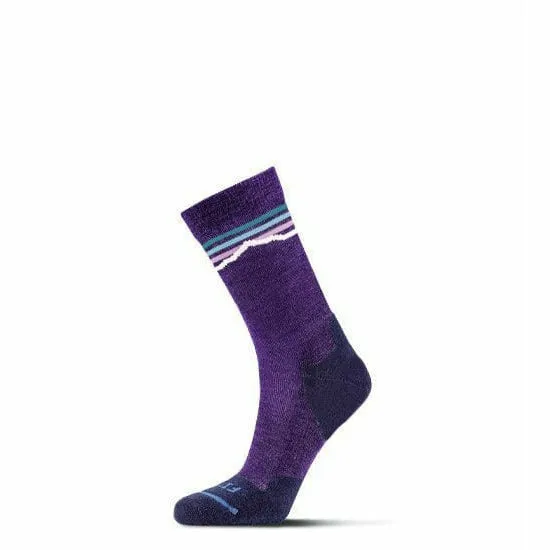 FITS Mountainscape Light Hiker Crew Socks