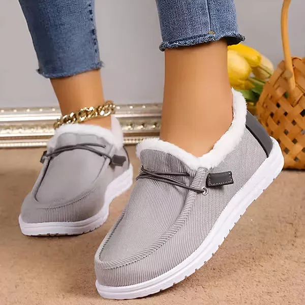 FleeceWalk | Pluche Winter Loafers voor Vrouwen