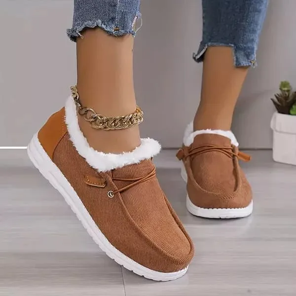 FleeceWalk | Pluche Winter Loafers voor Vrouwen
