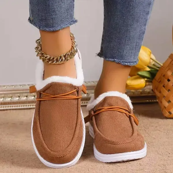 FleeceWalk | Pluche Winter Loafers voor Vrouwen