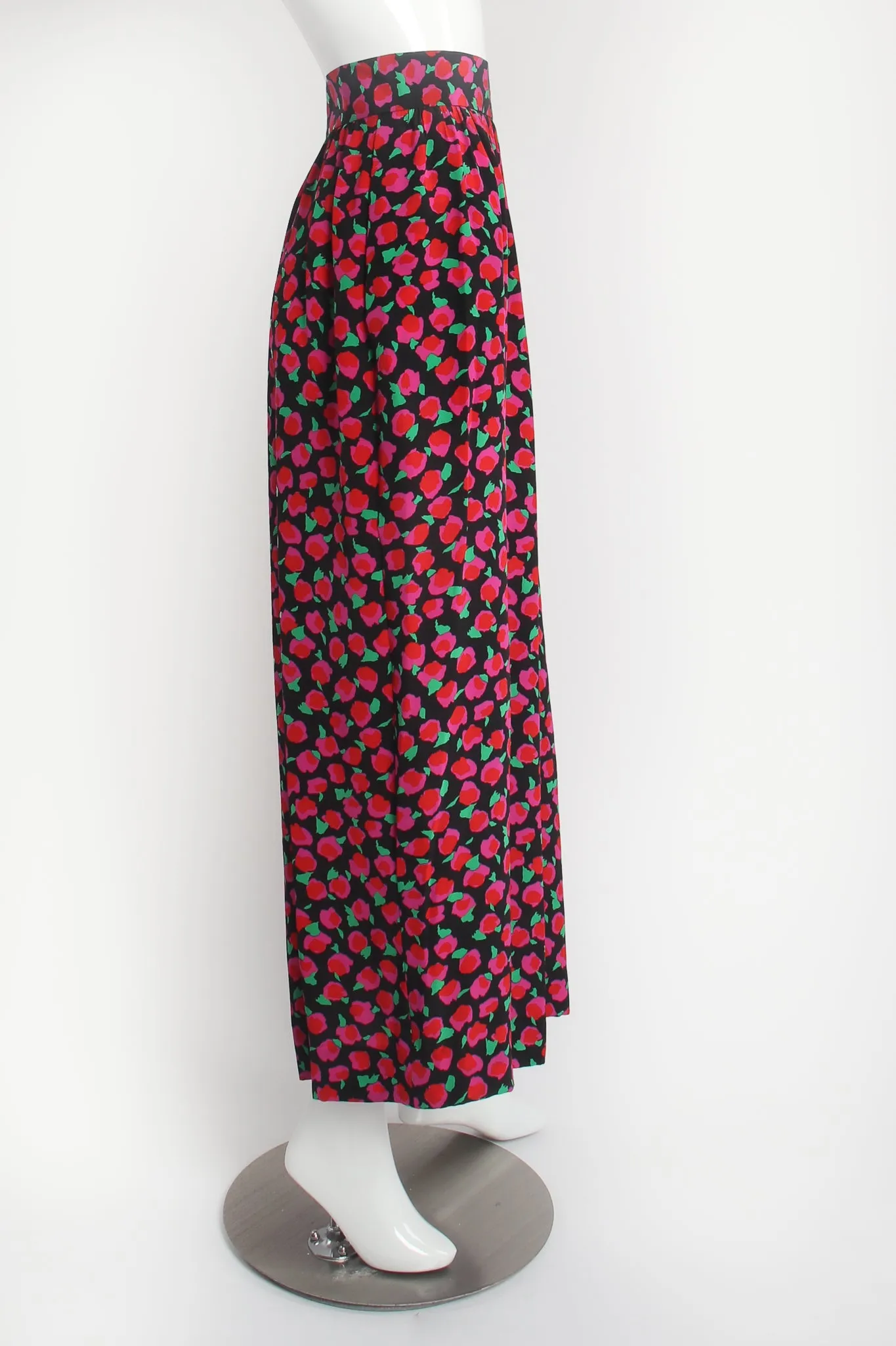 Floral Silk Jacket & Pant Lounge Set