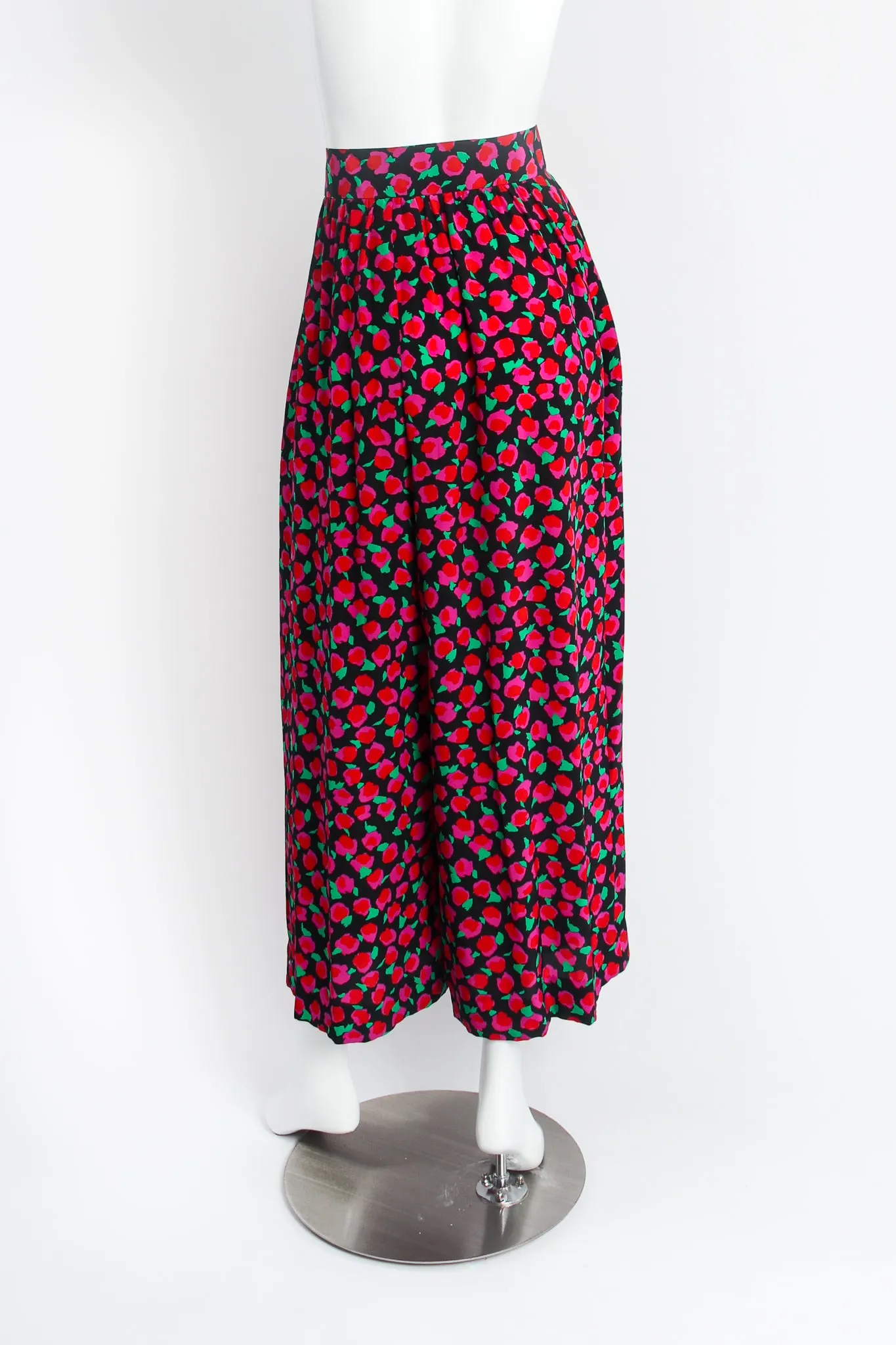 Floral Silk Jacket & Pant Lounge Set