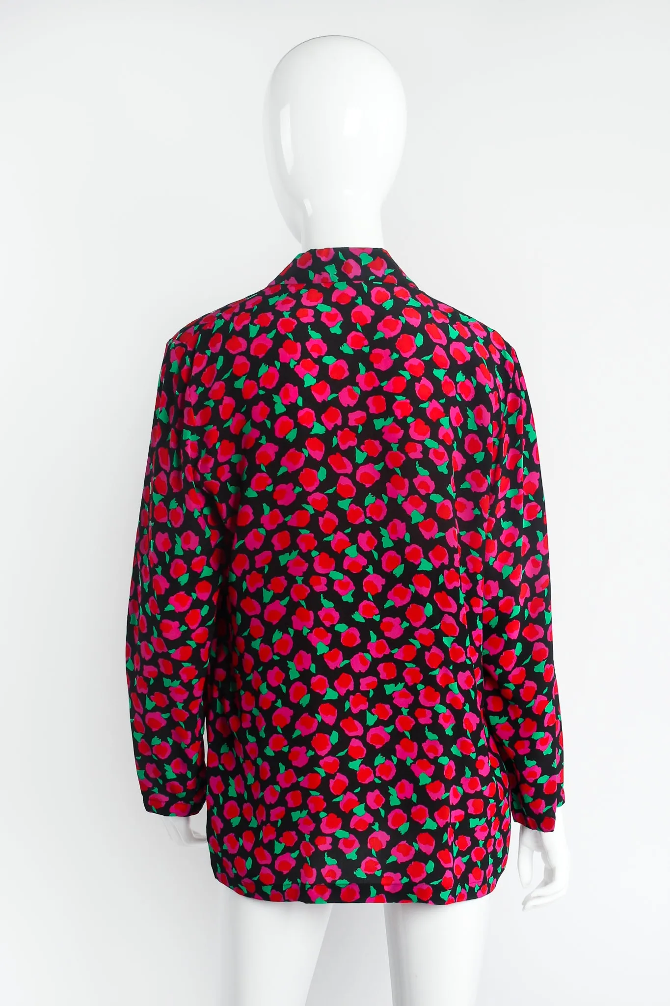 Floral Silk Jacket & Pant Lounge Set