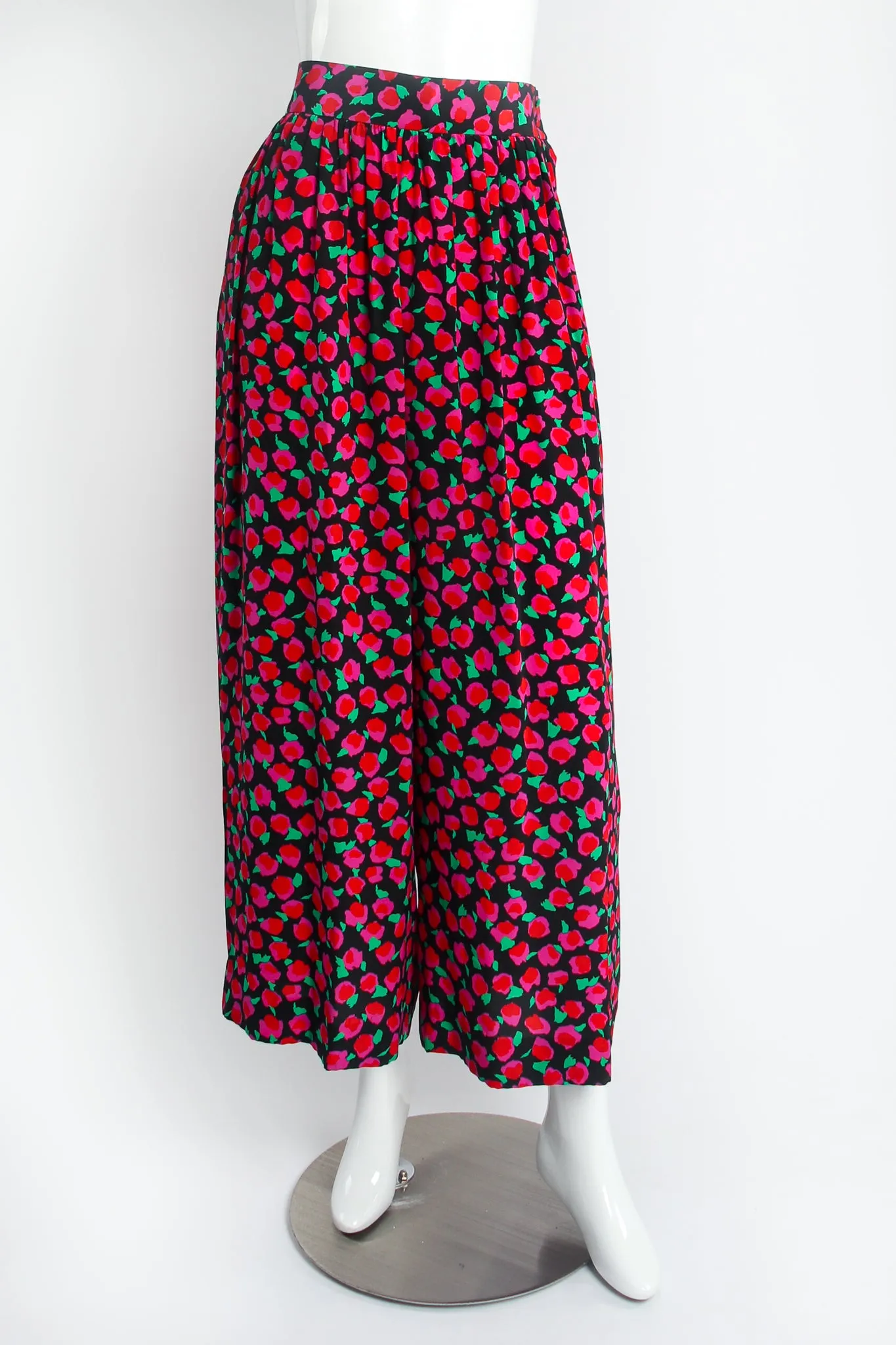 Floral Silk Jacket & Pant Lounge Set