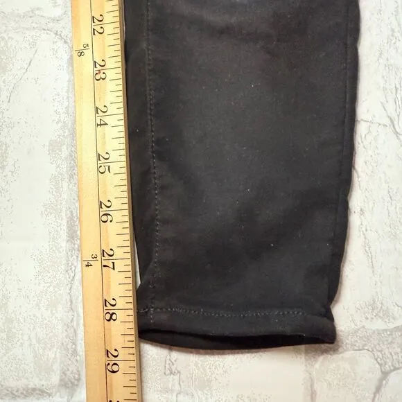 Good American Good Legs Suede Like Black Skinny Jeans Sz 4/27