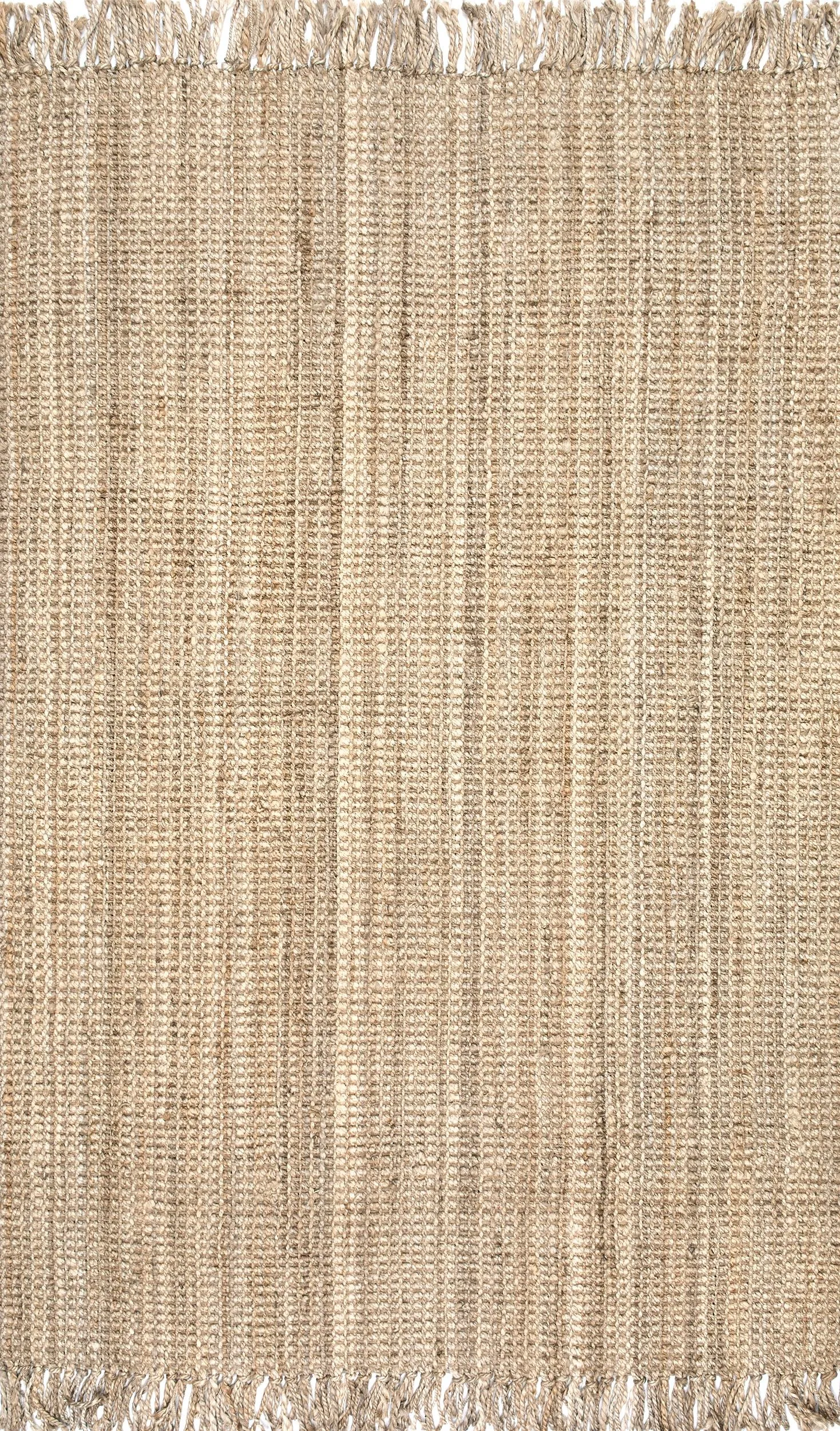 HAND WOVEN CHUNKY LOOP JUTE BLUE
