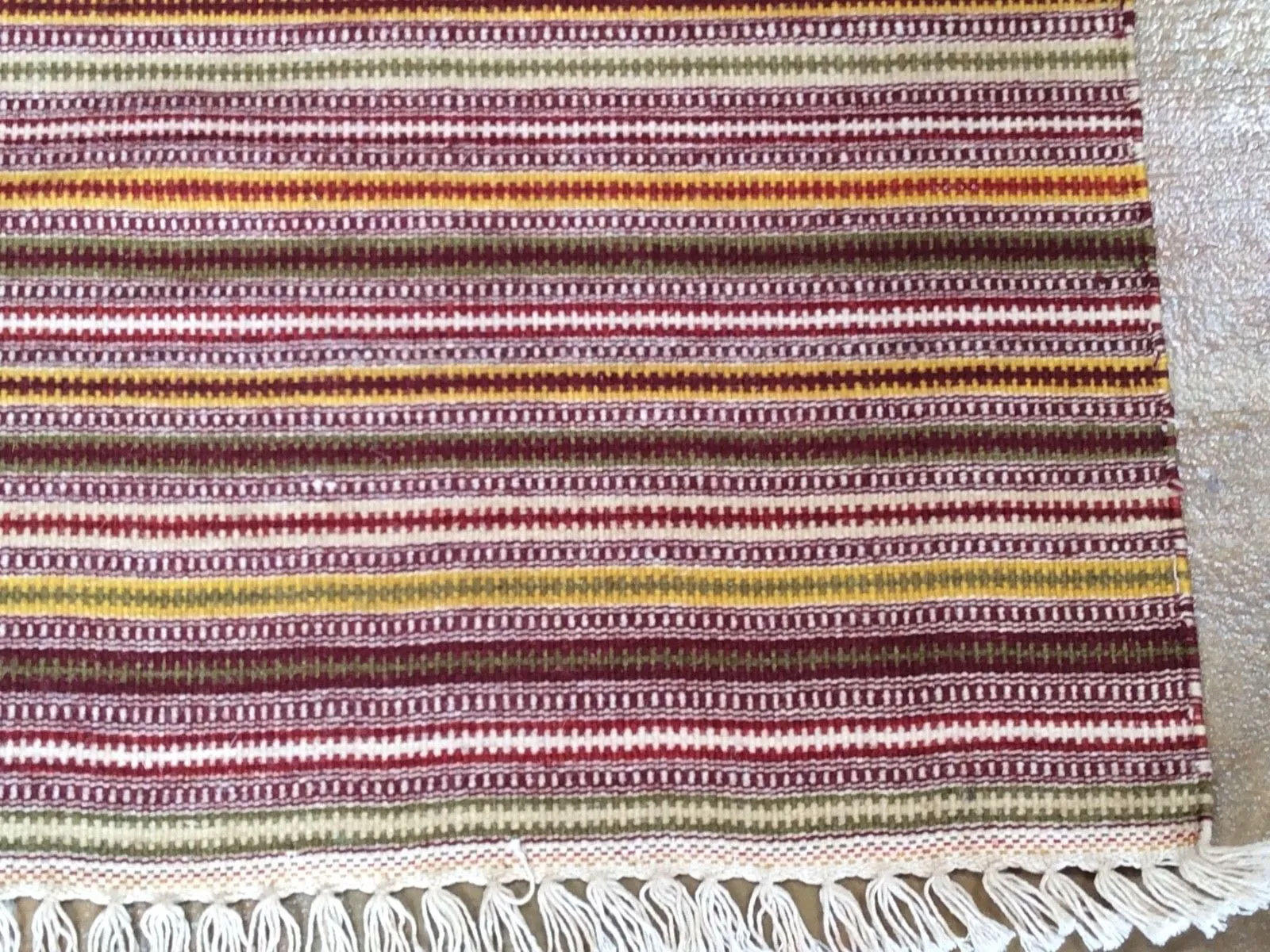 Hand-Woven Flatweave Reversible Kilim Handmade 100% Wool Rug (Size 2.8 X 8.3) Brrsf-1452