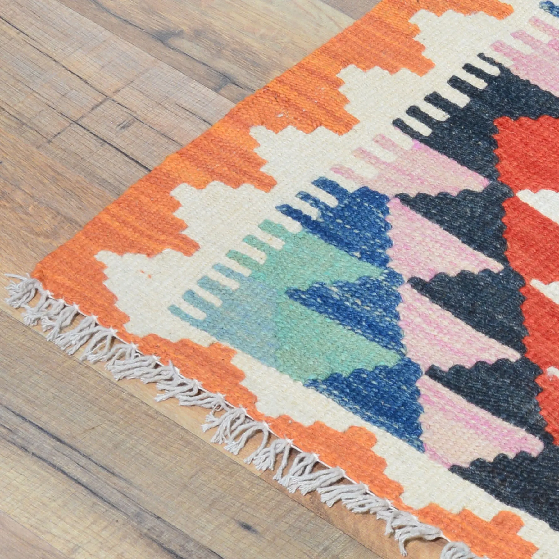 Hand-Woven Reversible Tribal Kilim Handmade Wool Rug (Size 2.1 X 3.1) Cwral-9402