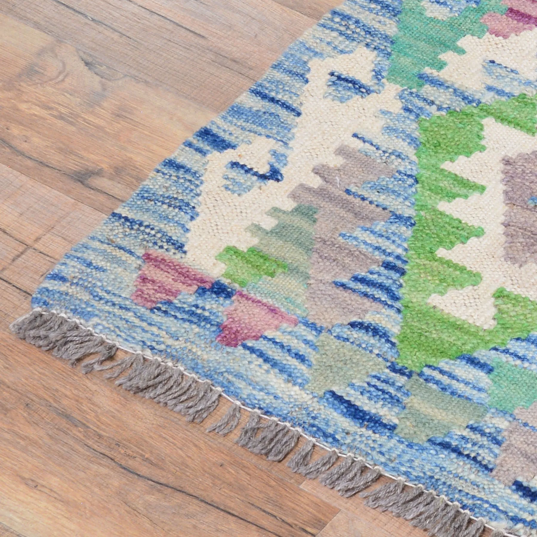 Hand-Woven Reversible Tribal Kilim Handmade Wool Rug (Size 2.3 X 2.10) Cwral-9423