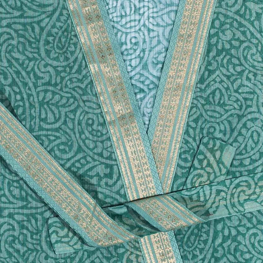 Hand Woven Silk & Cotton Dressing Gowns