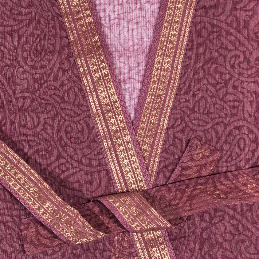 Hand Woven Silk & Cotton Dressing Gowns