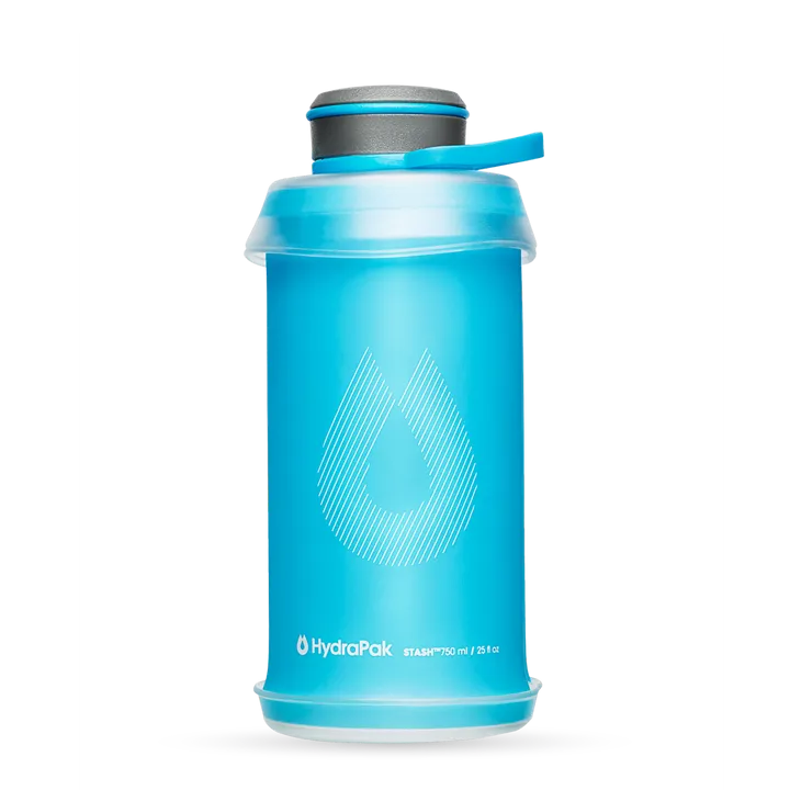 HydraPak Stash 750ml Malibu Blue Flexible Bottle