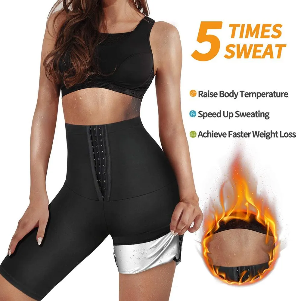 Junlan High Waist Heat Trap Sauna Sports Pants
