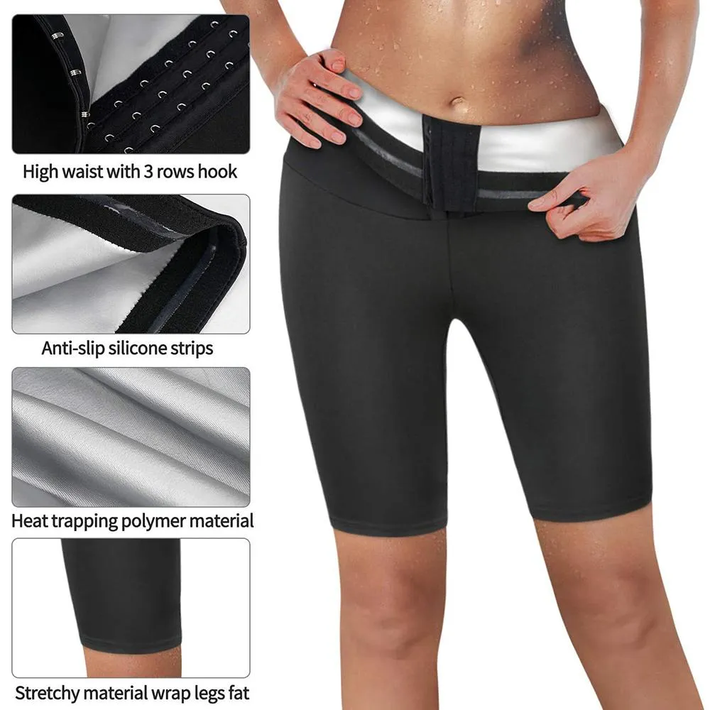 Junlan High Waist Heat Trap Sauna Sports Pants
