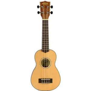 Kala Solid Spruce Travel Soprano Ukulele