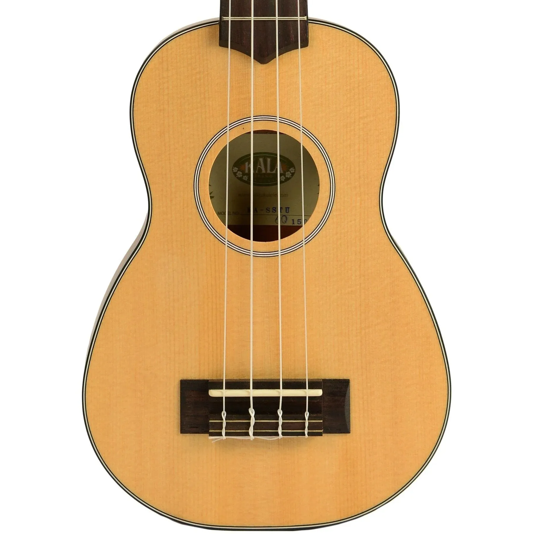 Kala Solid Spruce Travel Soprano Ukulele