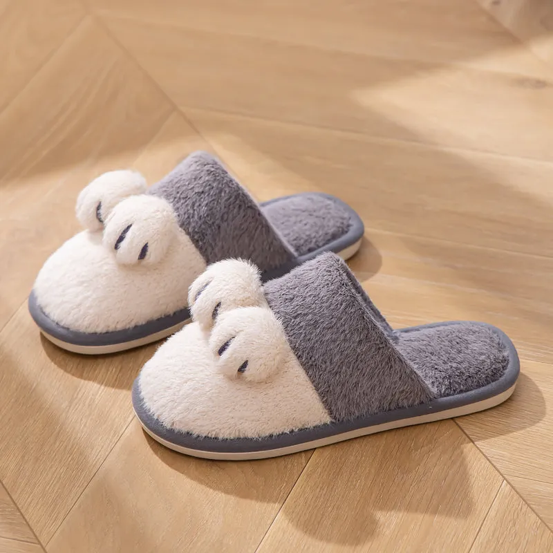 Kawaii Cat Claw Cotton Slippers