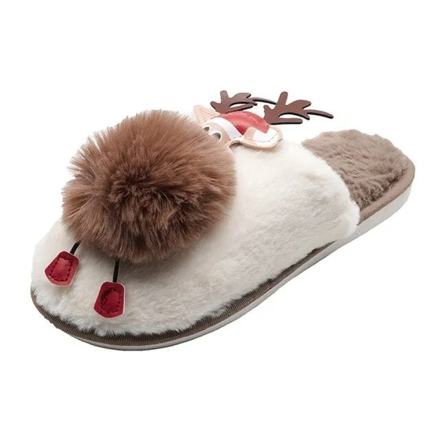 Kawaii Reindeer Slippers