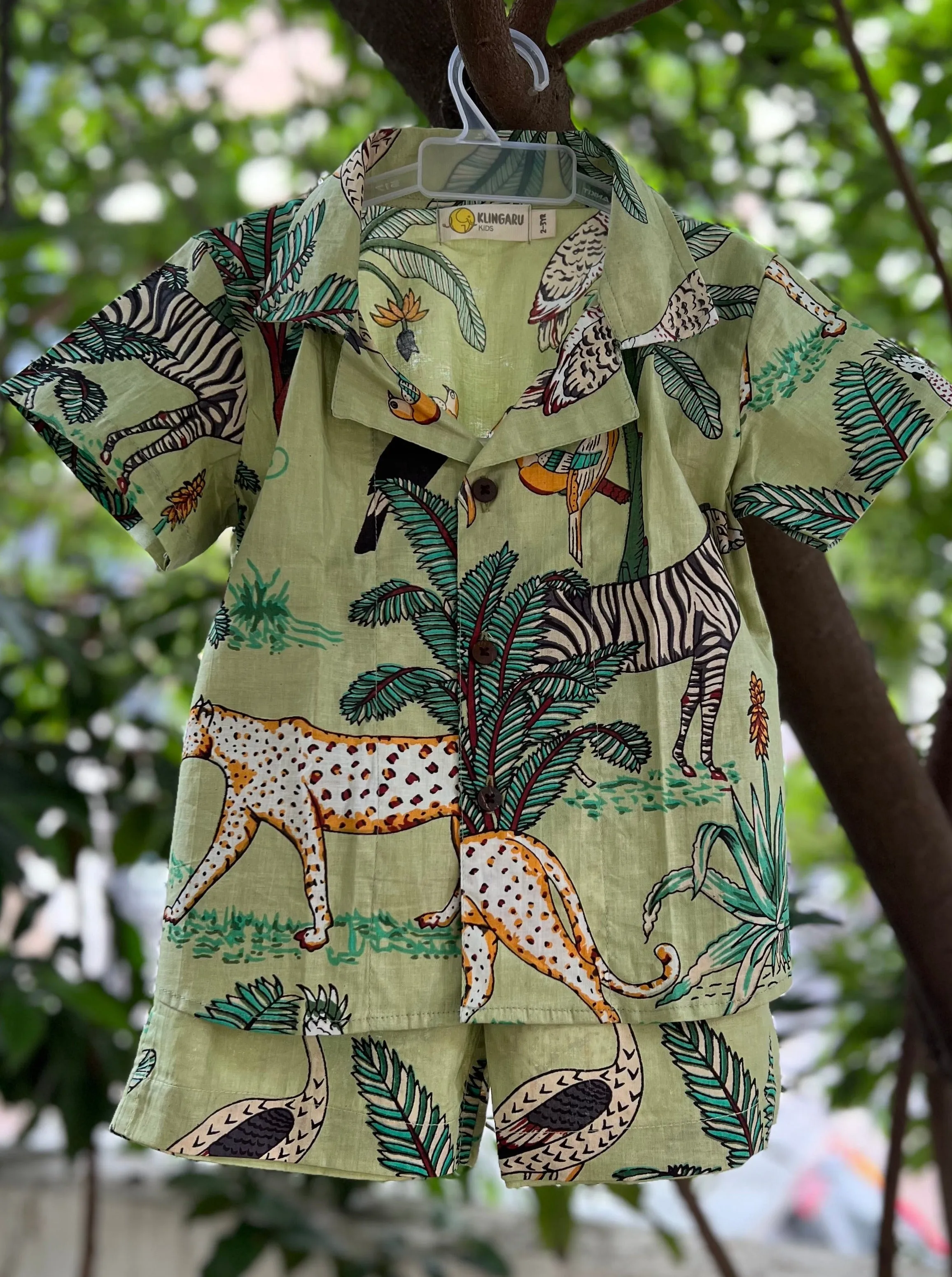 Klingaru Summer Short Set  - Pista Jungle
