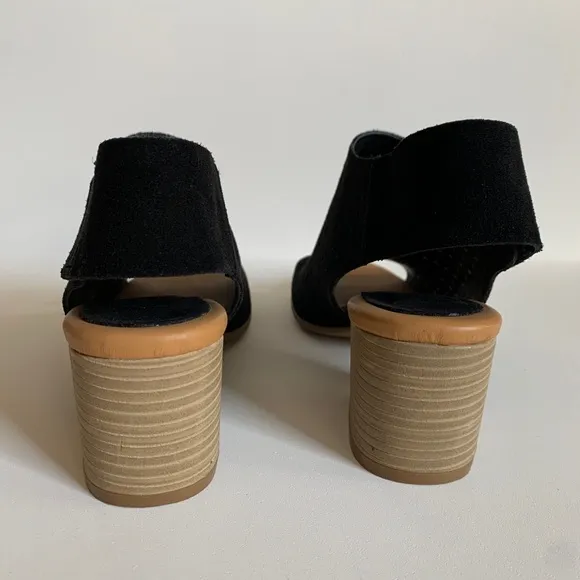 Kork-Ease Cayleigh Perforated Block Heel Sling Back Sandal Size 7