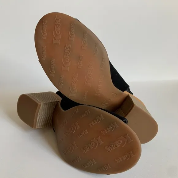 Kork-Ease Cayleigh Perforated Block Heel Sling Back Sandal Size 7