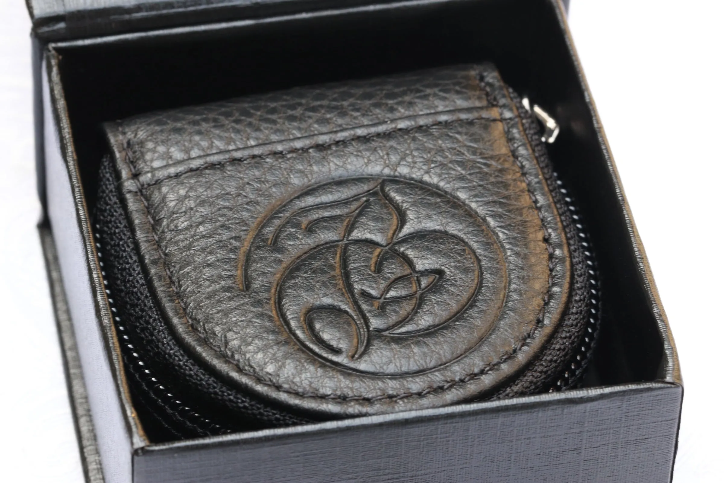 Leather every day carry / ring pouch / edc protection / edc pouch