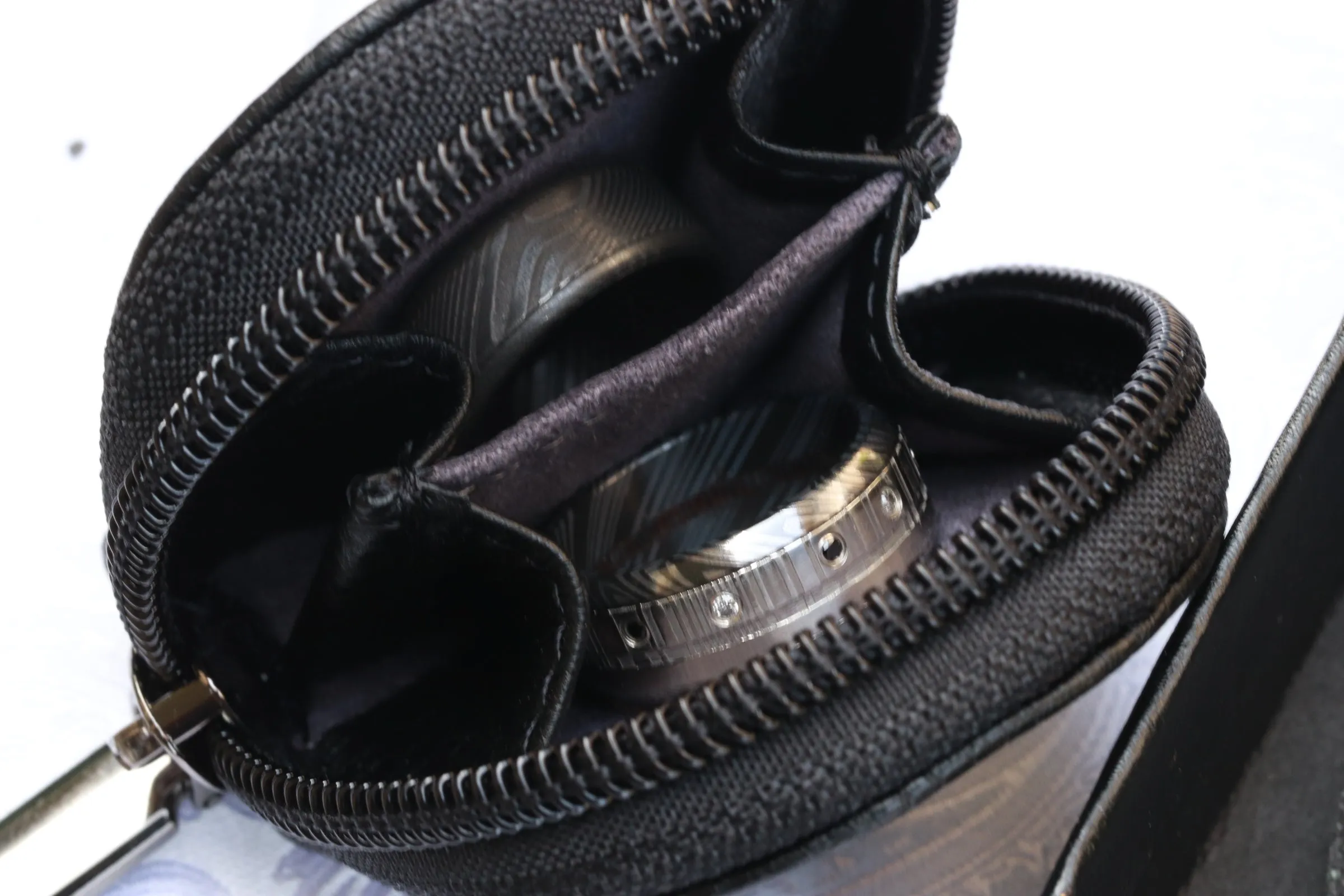 Leather every day carry / ring pouch / edc protection / edc pouch