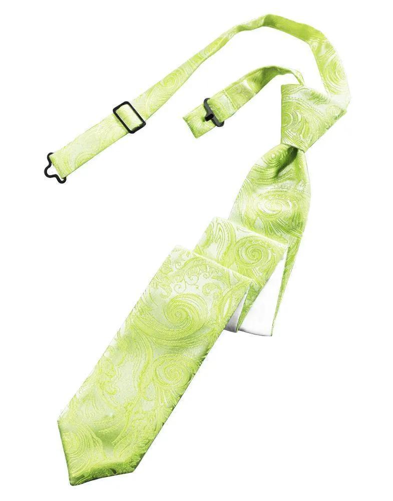 Lime Tapestry Skinny Necktie