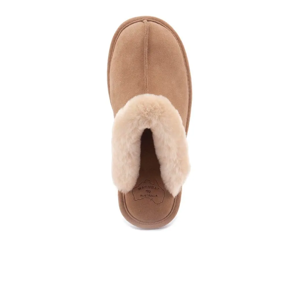 'Lismore' women's warmlined home slipper - Beige