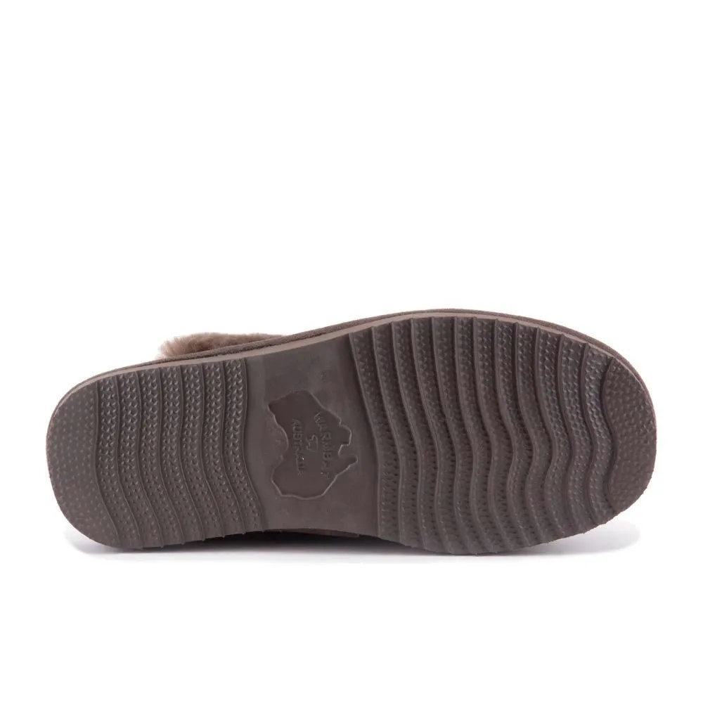 'Lismore' women's warmlined home slipper - Grey