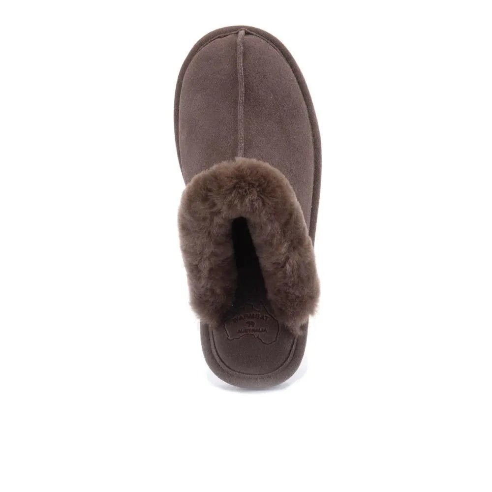 'Lismore' women's warmlined home slipper - Grey