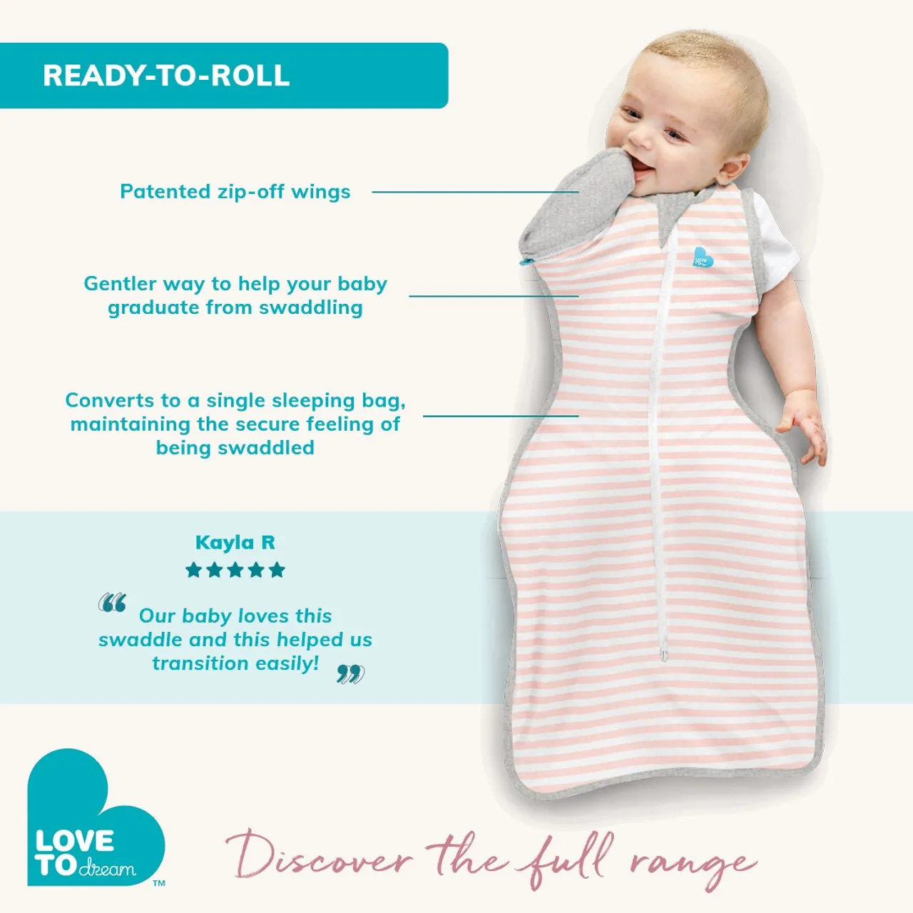 Love to Dream Swaddle Up 50/50 Warm
