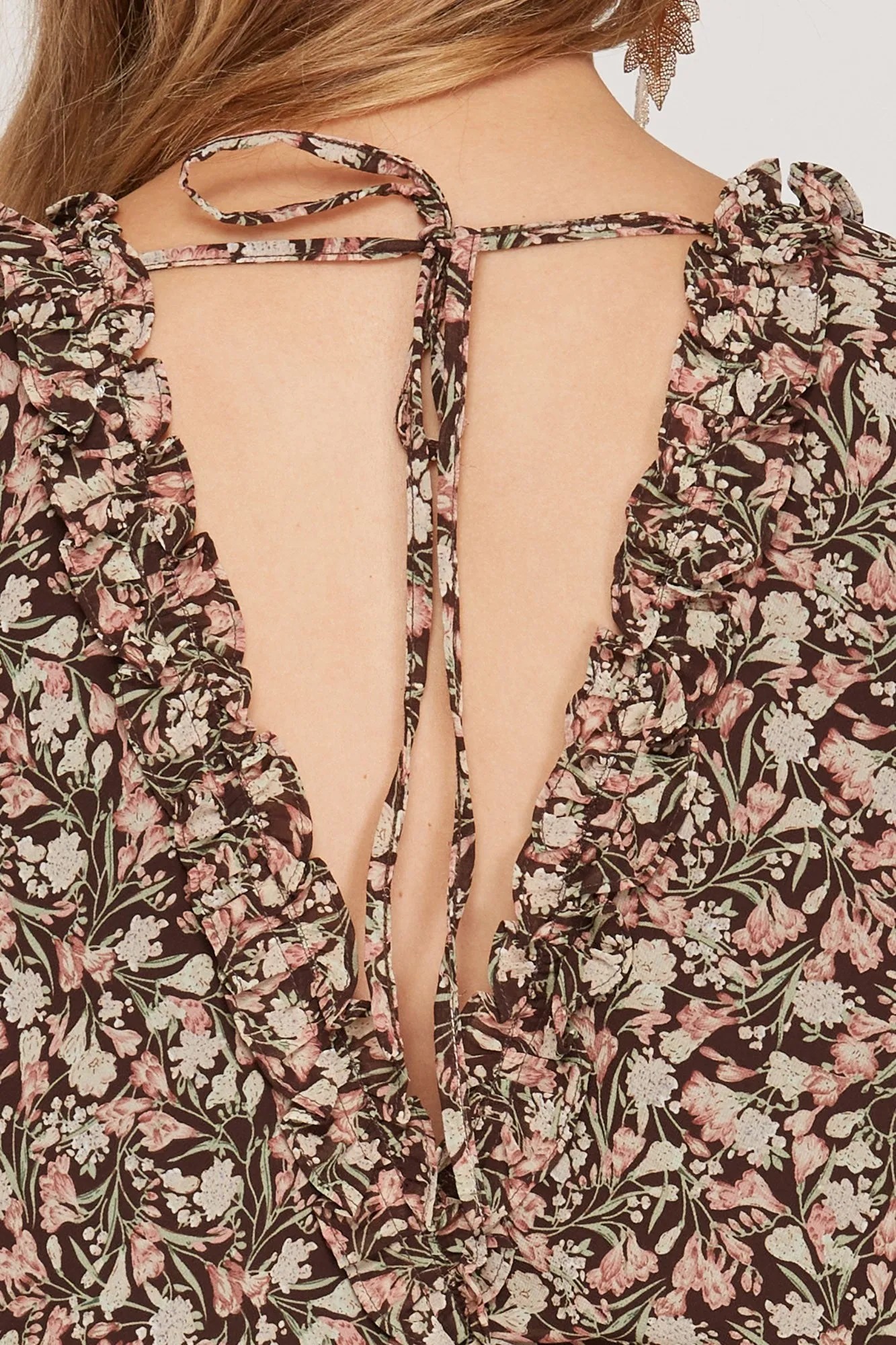 LUCIA DRESS - BROWN