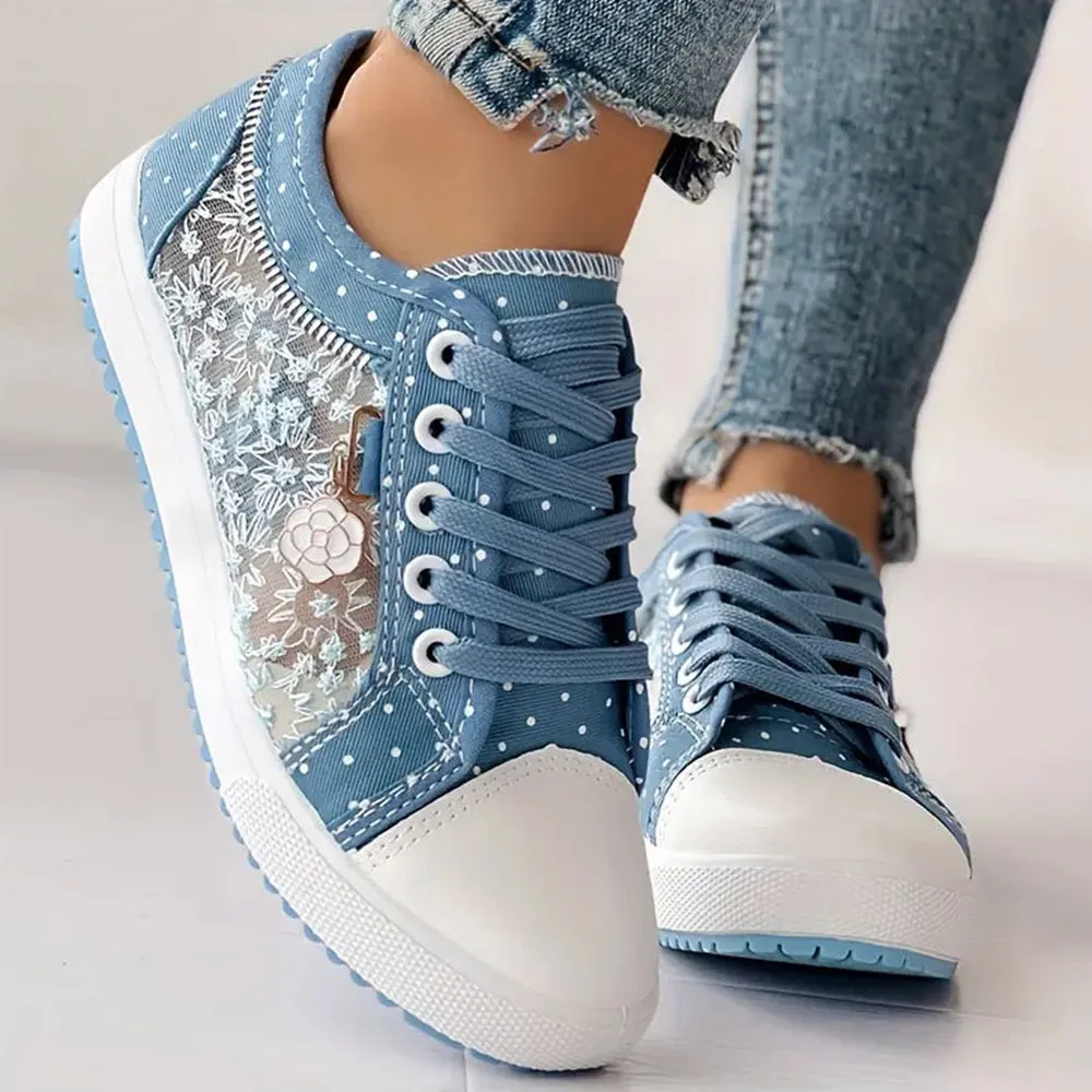 Luna | Stylish Lace-Up Sneakers