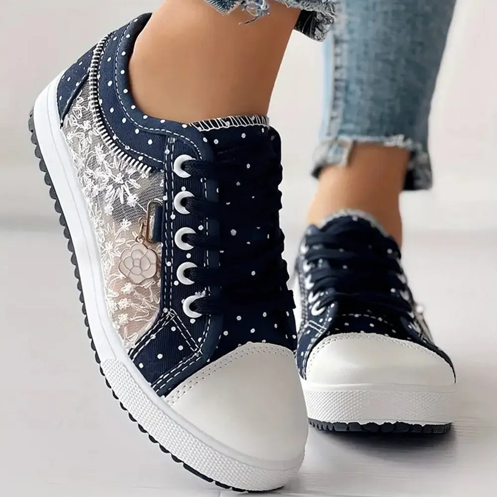 Luna | Stylish Lace-Up Sneakers