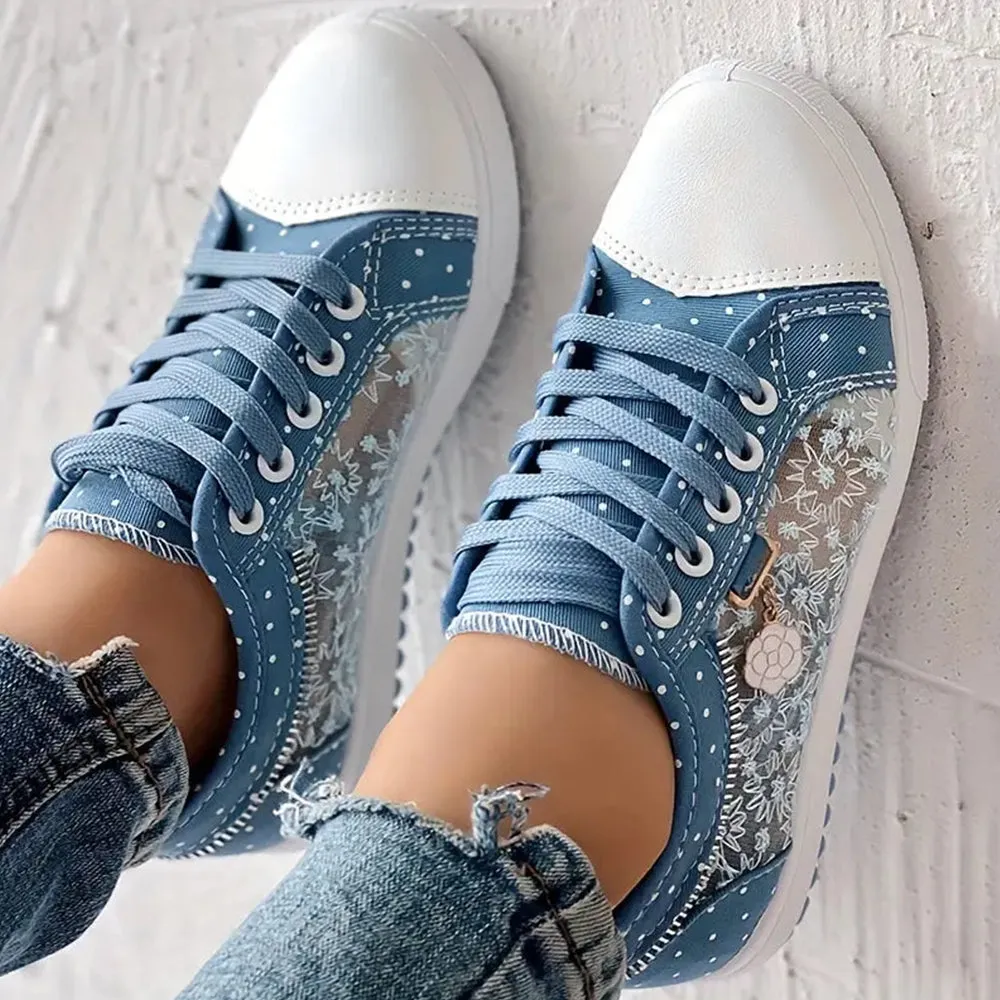 Luna | Stylish Lace-Up Sneakers