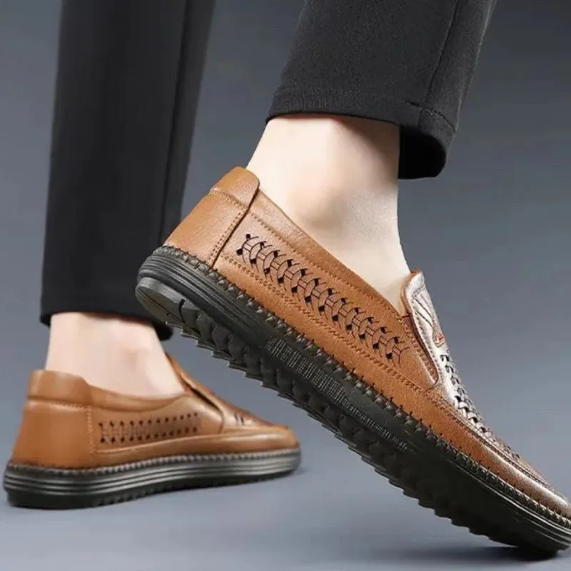 Men's Casual Summer Breathable Soft Sole Loafers（50% OFF）
