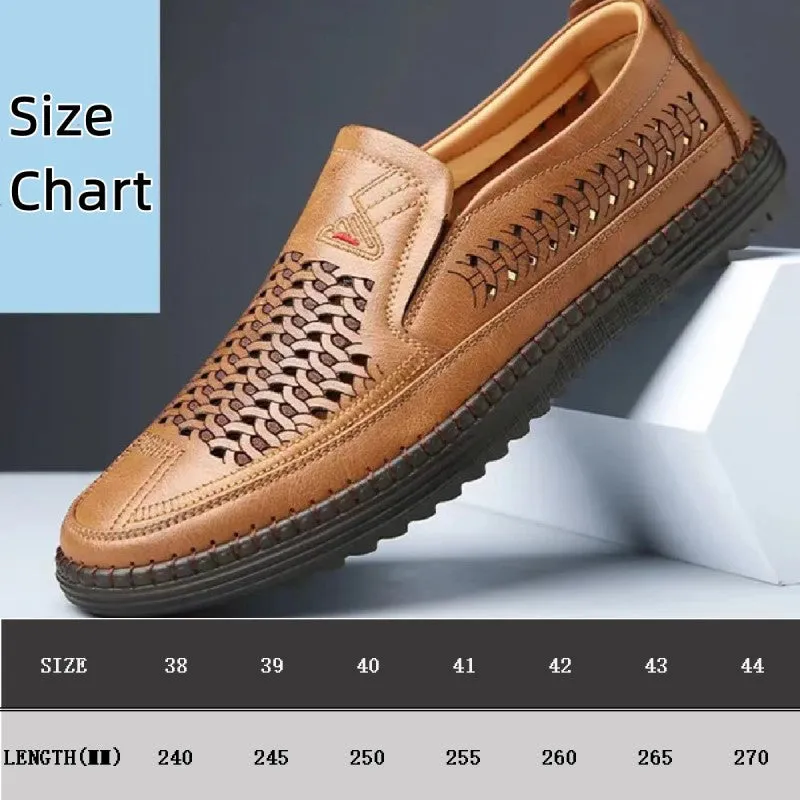 Men's Casual Summer Breathable Soft Sole Loafers（50% OFF）