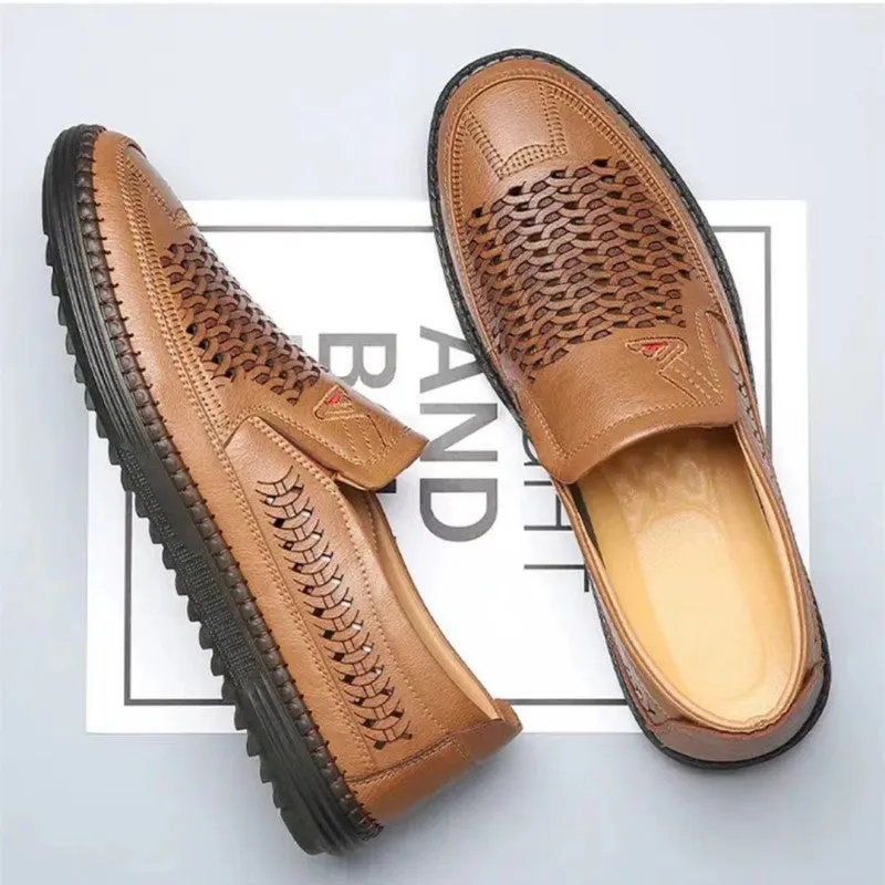 Men's Casual Summer Breathable Soft Sole Loafers（50% OFF）
