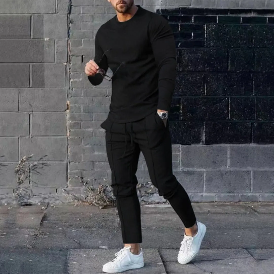Men's Casual Two Piece Tracksuit Set | Matching