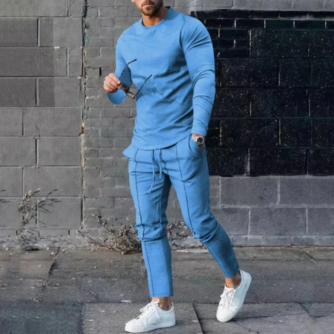 Men's Casual Two Piece Tracksuit Set | Matching
