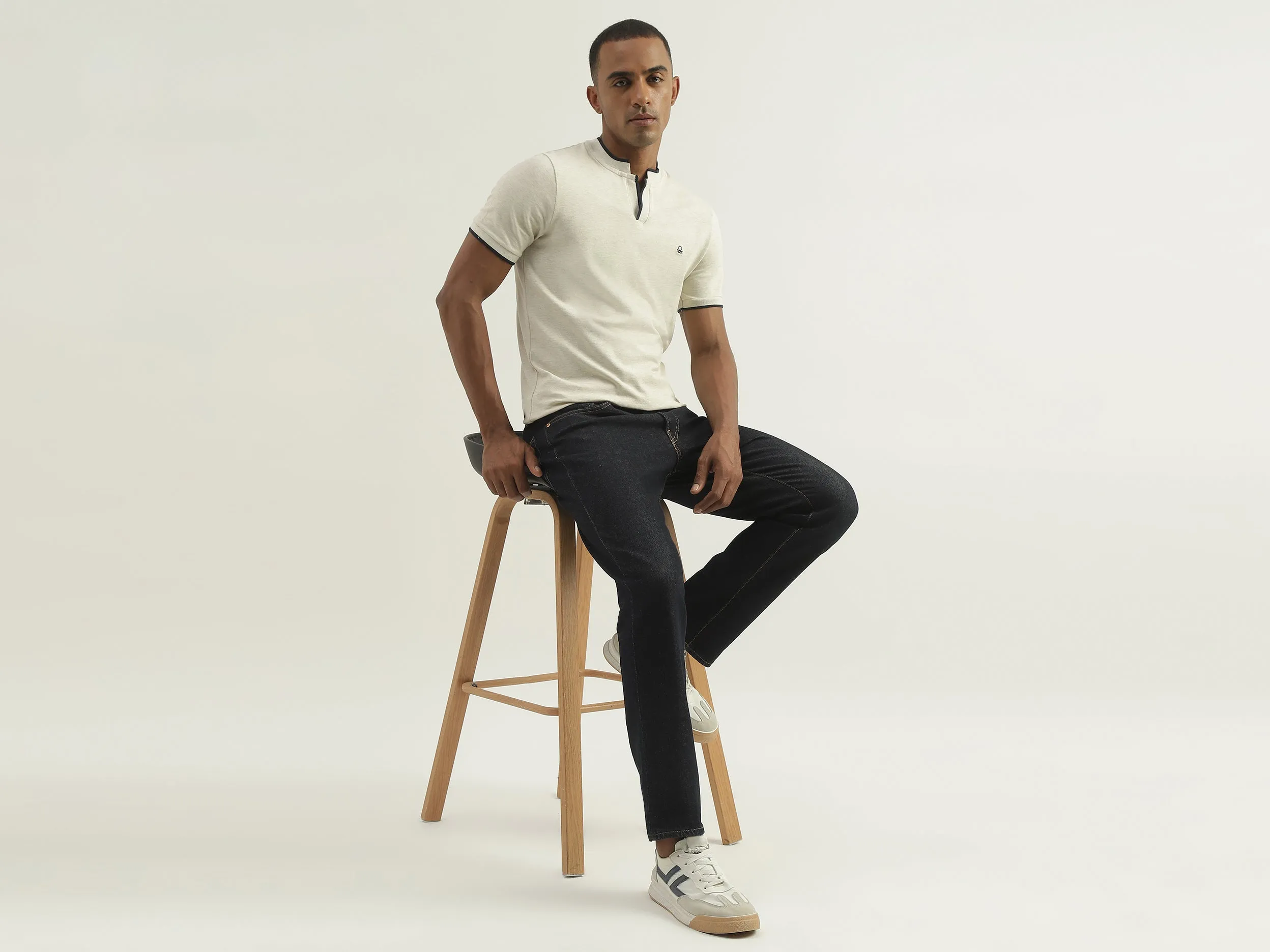 Mens Short Sleeve Tipping T-Shirt