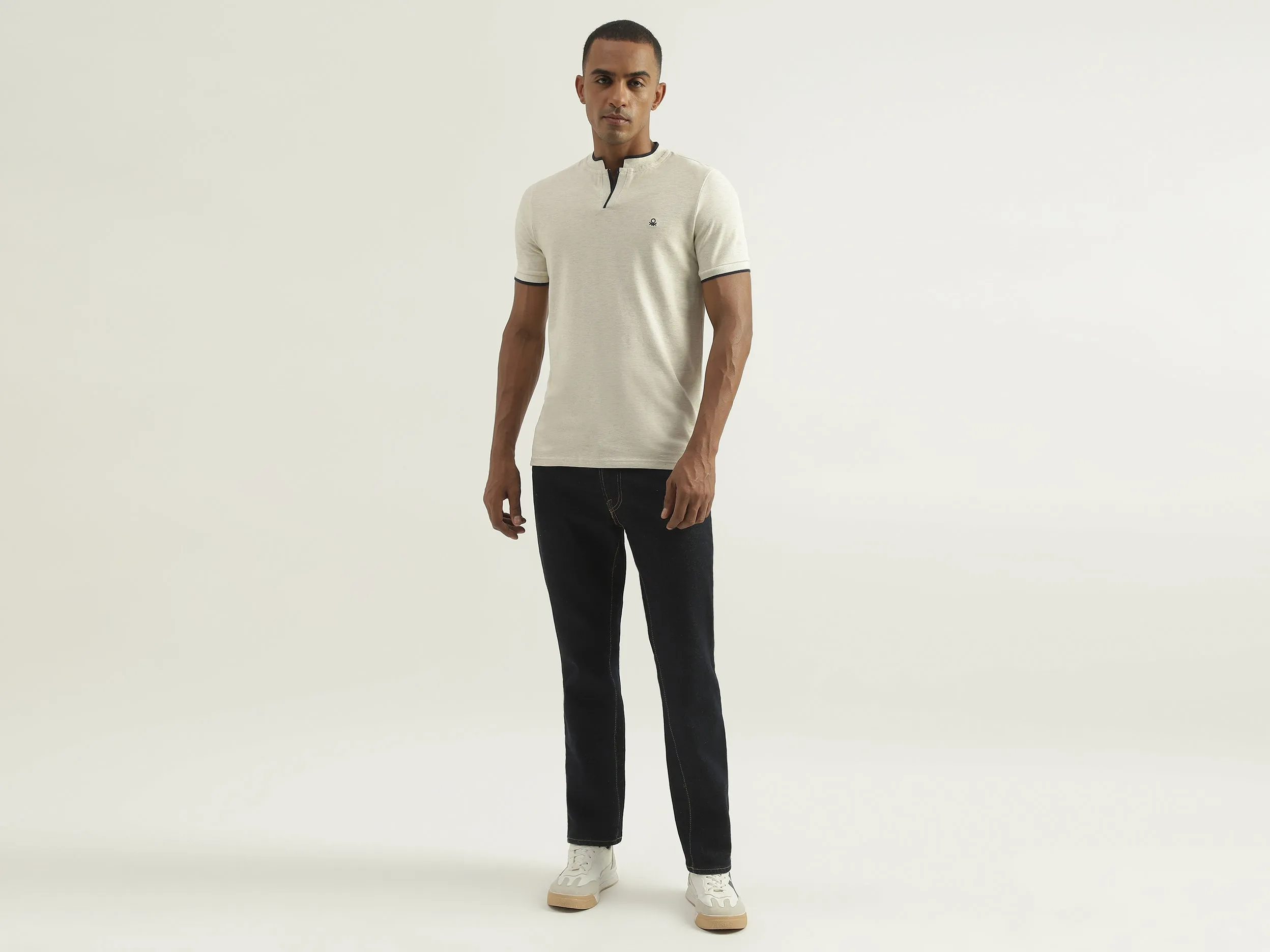 Mens Short Sleeve Tipping T-Shirt