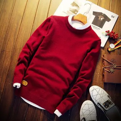 Men's Warm Knit Pullover Up To 3XL