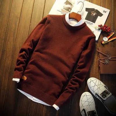 Men's Warm Knit Pullover Up To 3XL