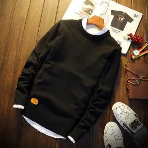 Men's Warm Knit Pullover Up To 3XL