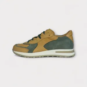MERAI 2Tone Tan & Green Sneakers