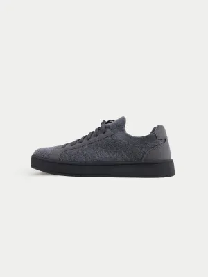 Mercerized Wool Cashmere Knitted Sneakers