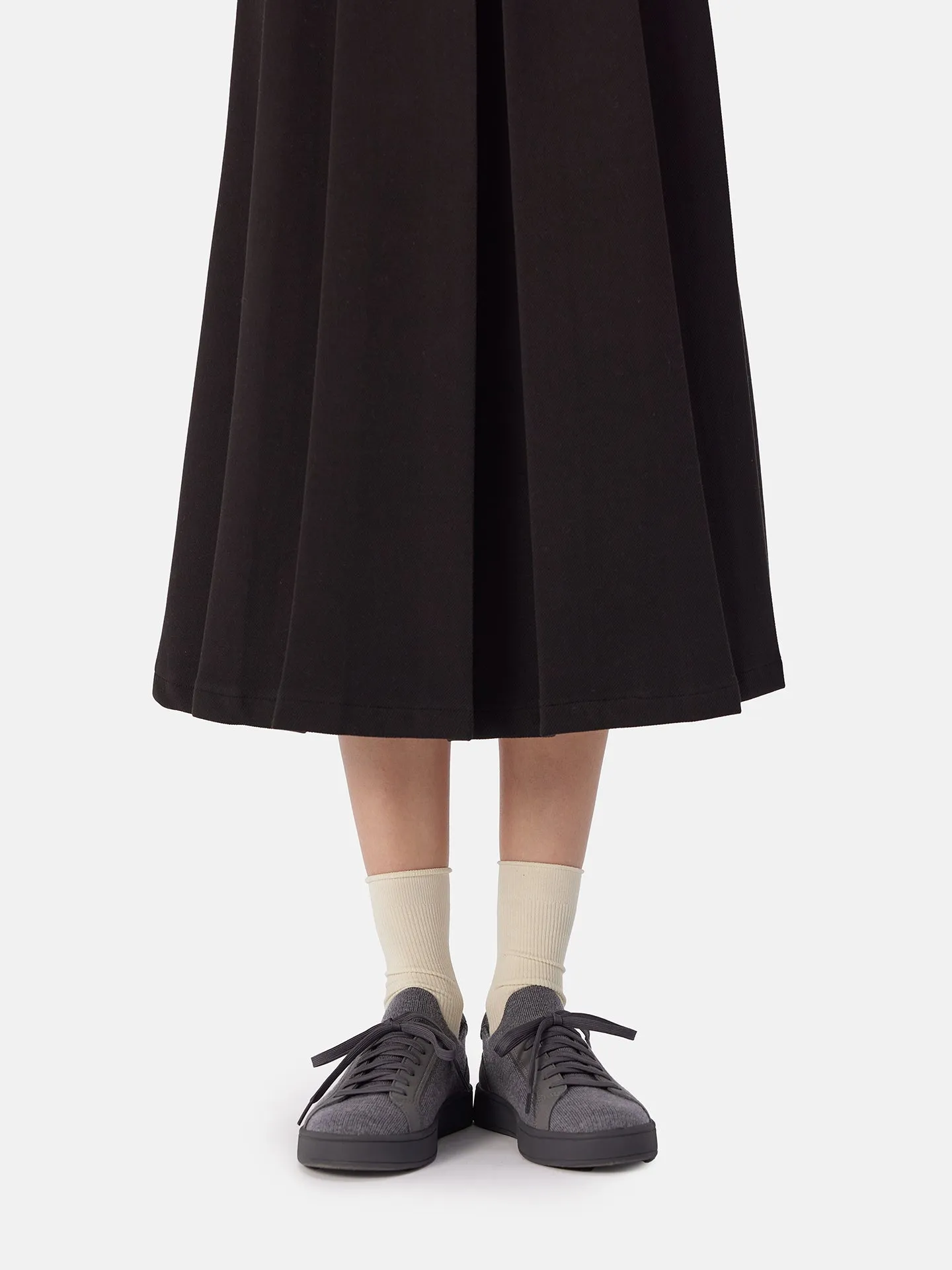 Mercerized Wool Cashmere Knitted Sneakers